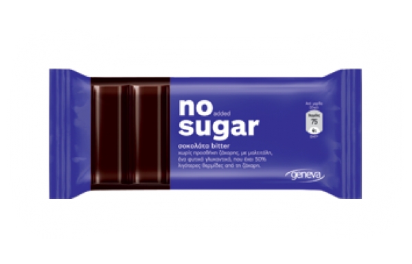 Σοκολάτα bitter 30g χωρίς προσθήκη ζάχαρης